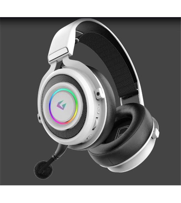 Gameagle GE2010 Step Hunter S1 RGB  Kablosuz Mikrofonlu Oyuncu Kulaklığı Beyaz