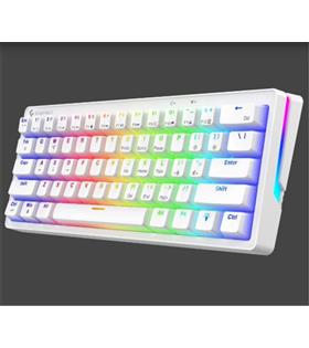 Gameagle GE2015 Poseıdon RGB Kablolu Us Layout Mekanik Beyaz Oyuncu Klavyesi