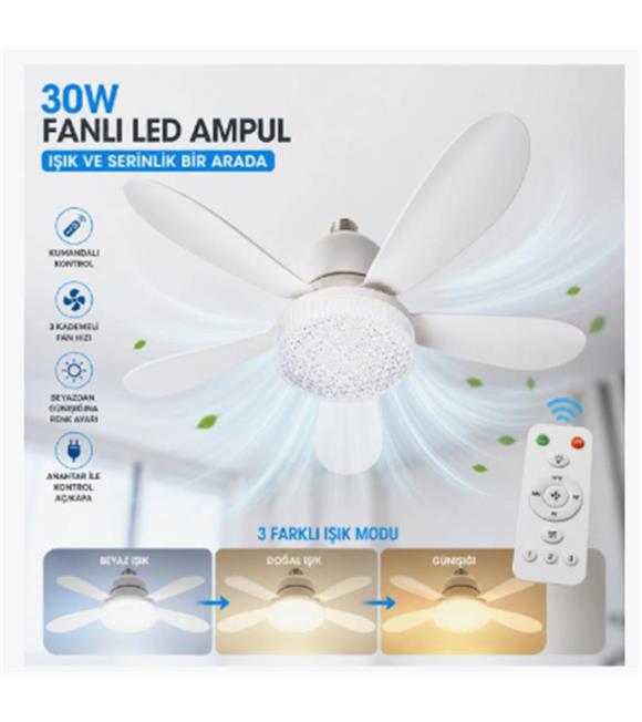 Elitled ELİTLED FANLI LED AMPUL EL-02 Ampuller