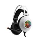 Rampage RM-K1 PULSAR Beyaz Usb 7.1 Surround+Titreşim RGB Gaming Oyuncu Mikrofonlu Kulaklık