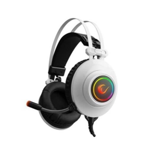Rampage RM-K1 PULSAR Beyaz Usb 7.1 Surround+Titreşim RGB Gaming Oyuncu Mikrofonlu Kulaklık Yaza Özel