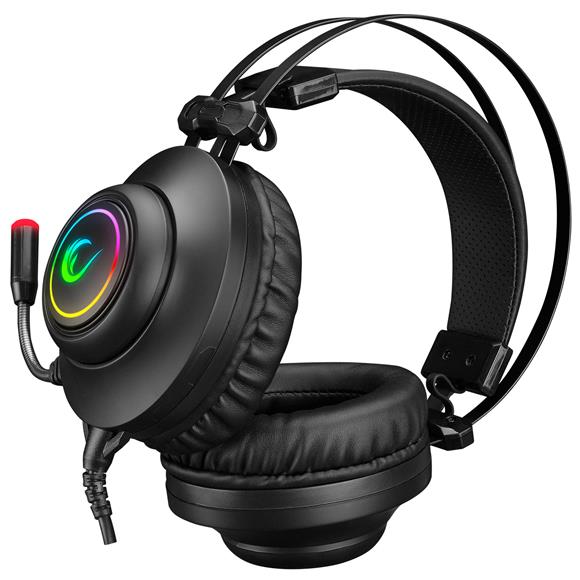 Rampage RM-K1 PULSAR Siyah Usb 7.1 Surround+Titreşim RGB Gaming Oyuncu Mikrofonlu Kulaklık