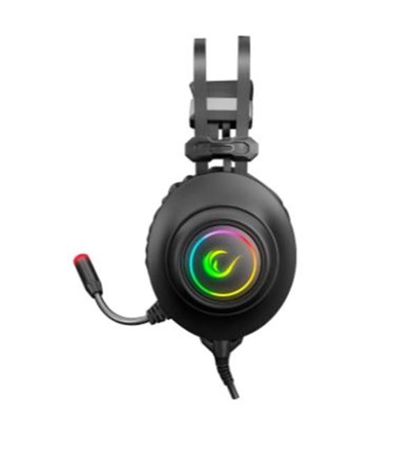 Rampage RM-K1 PULSAR Siyah Usb 7.1 Surround+Titreşim RGB Gaming Oyuncu Mikrofonlu Kulaklık