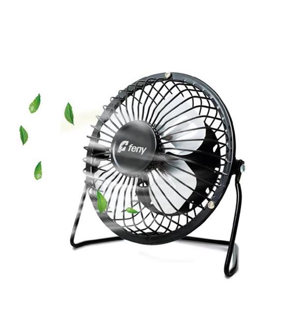 Feny FN-F86 Metal 360 Derece Dönebilen 4" Mini Masaüstü Fan Vantilatörler