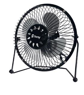 Feny FN-F87 Metal 360 Derece Dönebilen 6" Mini Masaüstü Fan Vantilatörler