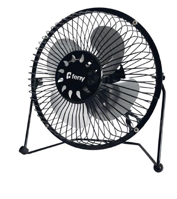 Feny FN-F87 Metal 360 Derece Dönebilen 6" Mini Masaüstü Fan Vantilatörler