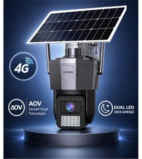 Lenovo X6T-4G 3MP AOV Smart Tek Kamera 4G Solar Kamera