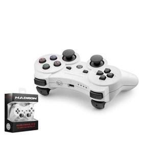 HADRON HD325B PS3 Uyumlu Kablosuz Bluetooth GamePad Oyun Kolu DoubleShock III - Beyaz