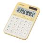 Casio MS-20YC-LY 12 Hane Pastel  Sarı Krem Masa Üstü Hesap Makinesi