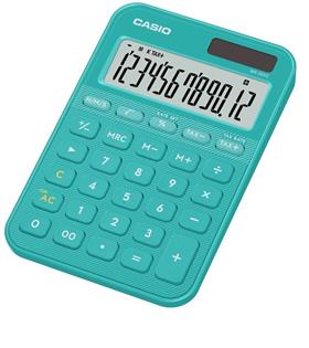 Casio MS-20YC-TU 12 Hane Turkuaz Masa Üstü Hesap Makinesi