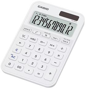 Casio MS-20YC-WE 12 Hane Beyaz Masa Üstü Hesap Makinesi