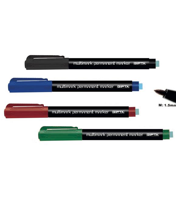 Gıpta Asetat Kalemi Permanent Marker M Seri Siyah F1535