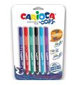 Carioca Oops Silinebilir Tükenmez 6 Lı Blisterli Tükenmez Kalemler