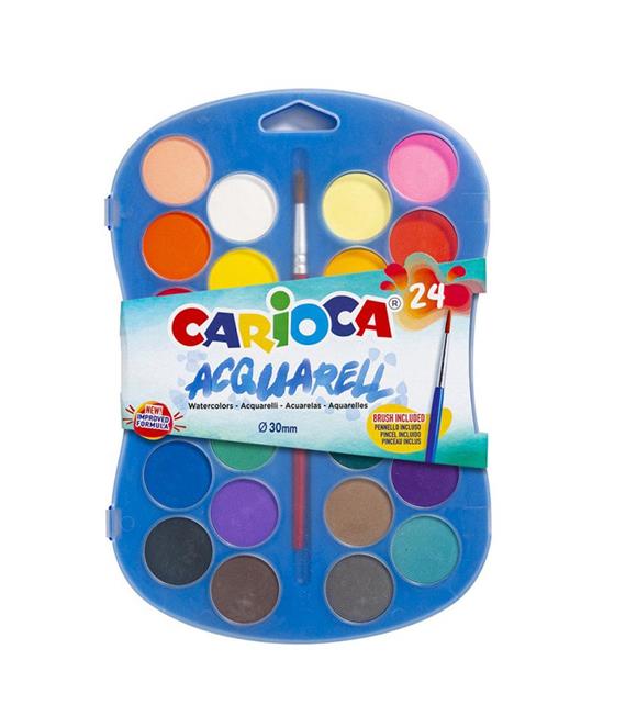 Carioca Sulu Boya 30 MM 24 Lü 42405 Sulu Boyalar