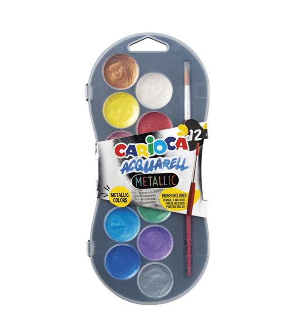 Carioca Sulu Boya 30 MM 12 Li Metalik 42407 Sulu Boyalar