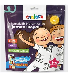 Carioca Boyanabilir Pijama-Keçeli Kalem 3-4 Yaş Ln-80010 Boya Önlükleri