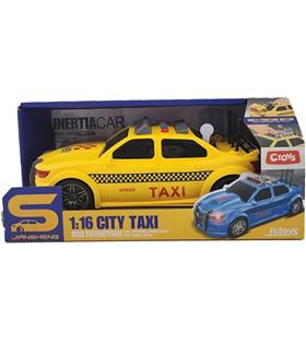Ctoy Oyuncak Işıklı Ve Sesli Sürtmeli Taxi Erkek Oyuncak