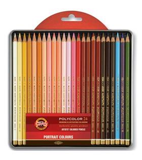 Koh-İ Noor Koh-i Noor Set Of Artists ColouRed Penci 3824 24 Por Teknik Çizim Kalemleri