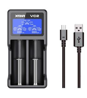 Xtar VC2 Evrensel Li-Ion Pil Şarj Cihazı – 2 Yuvalı Elektronik
