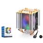NODAR ND2604 CPU Kule Tipi İşlemci Soğutucu Çift Fanlı 90 mm RGB Siyah