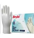 Beybi Lateks Pudrasız Eko (L) Large Beden Muayene Eldiven 100lü Paket Eldivenler