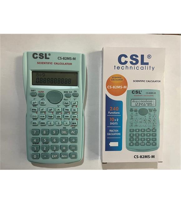 CSL CS-82MS-M Mavi Fonksiyonel Hesap Makinesi