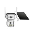 Joysee SW2 6Mp 2x2.8mm AOV Solar Wifi İki Kamera 4IR+4Led PTZ Güvenlik Kameraları