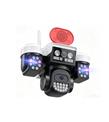 Joysee W3 9Mp 3.6mm 2x2.8mm Üç Kamera 19IR+18Led Wifi PTZ Kamera Güvenlik Kameraları