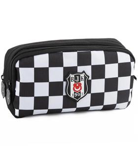 Me Team Me Kalem Çantası Beşiktaş Dama Desenli 25306 Kalem Çantaları