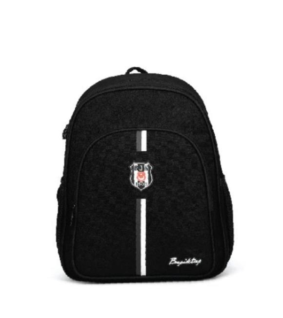 Me Team Me Okul Çantası Beşiktaş Emprime Baskı Detaylı Kanvas 26379 Okul Çantaları