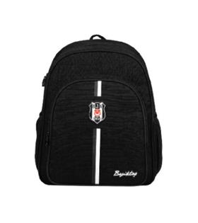 Me Team Beşiktaş Anaokulu Çantası EmPrime Baskı Detaylı Kanvas 26380 Okul Çantaları
