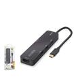 İetop iETOP TUH305 Type-C 3.2 Gen1 Combo Hub PD HDMI 4K 5 Port 5 Gbps Siyah Çevirici ve Konnektörler
