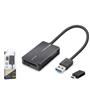 iETOP C313 USB Type-C 3.2 Gen1 All in One Kart Okuyucu CF SD MicroSD MS 5 Gbps Siyah