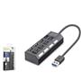 iETOP U3202 USB 3.0 Anahtarlı Hub 4 Port 5 Gbps Siyah