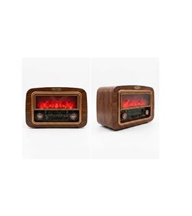 Everton Rt-742 Şömine Göstergeli Bluetooth Fm-Usb-Tf-Aux Şarjlı Nostaljik Radyo Elektronik