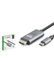 Nodar HADRON HDX7853 Type-C to HDMI Görüntü Kablosu 4K 30 Hz 1.8 m Gri Görüntü Aktarıcılar