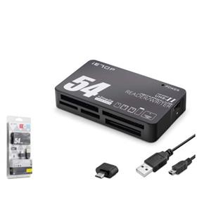 İetop iETOP TC209 USB Type-C All in One Kart Okuyucu SD MicroSD MMC MS 480 Mbps Siyah Kart Okuyucular