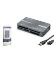İetop iETOP C308 USB 3.2 Gen1 All in One Kart Okuyucu CF SD MicroSD MS XD 5 Gbps Siyah Kart Okuyucular