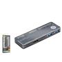 iETOP TUH353 Type-C 3.1 Gen1 Combo Hub PD HDMI 4K 5 Port 5 Gbps Alüminyum Gri