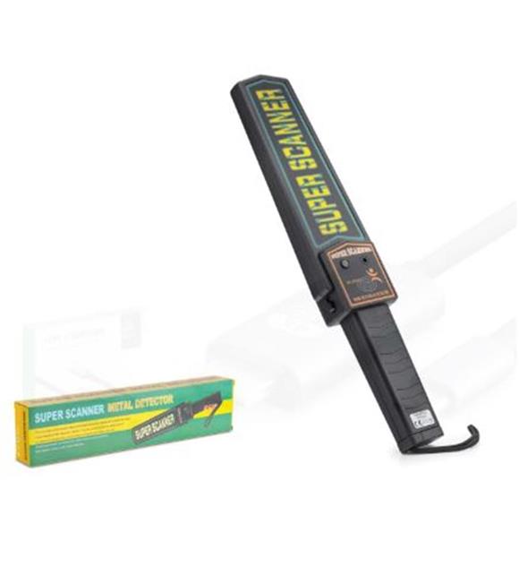 HADRON HDX6528 Super Scanner El Tipi Güvenlik Metal Dedektörü Siyah Güvenlik Aksesuarları