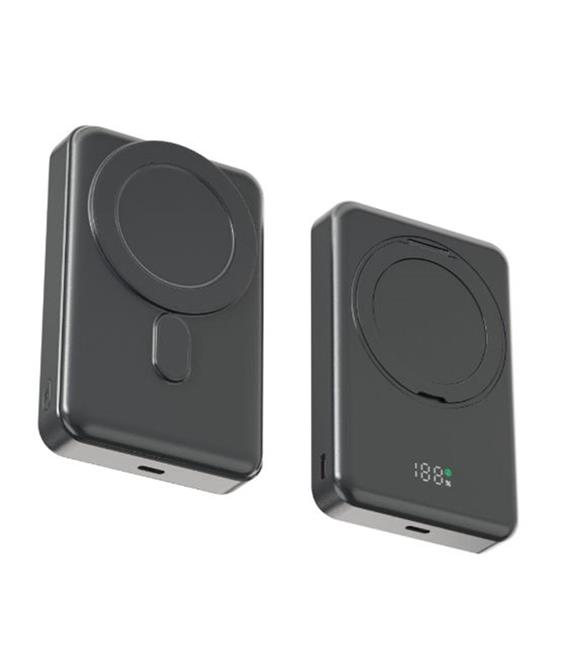 Snapron SNP-3025 PD 22.5W Hızlı Şarj Lcd Ekran Magsafe 10000 mAh Powerbank Taşınabilir Şarj Cihazları