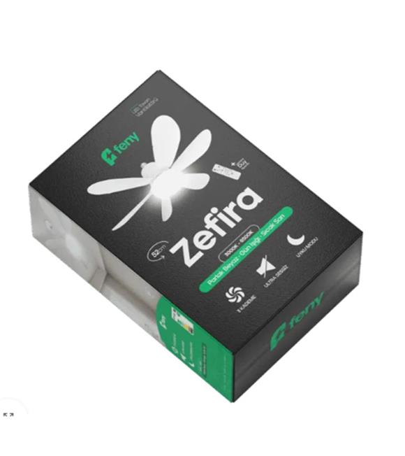 Feny Fn-F80 Zefira 3 Kademe Ultra Sessiz Uyku Mod 3000k-6500K Led Tavan Vantilatörü Kumanda Vantilatörler