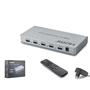 HADRON HDX1436 HDMI Quad Multi Viewer Kumandalı 4 Giriş 1 Çıkış Gri
