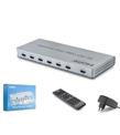 HADRON HDX1435 HDMI Video Wall Controller Kumandalı 4K 6 Ekran Gri HDMI Switch ve Çoklayıcı