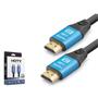 NODAR ND4050 HDMI 2.0 Kablo 4K 60 Hz OD 8.0 mm 1.5 m Siyah Mavi