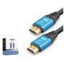 NODAR ND4055 HDMI 2.0 Kablo 4K 60 Hz OD 8.0 mm 20 m Siyah Mavi