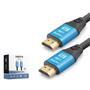 NODAR ND4056 HDMI 2.0 Kablo 4K 60 Hz OD 8.0 mm 25 m Siyah Mavi