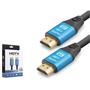 NODAR ND4051 HDMI 2.0 Kablo 4K 60 Hz OD 8.0 mm 3 m Siyah Mavi