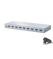 HADRON HDX1430 HDMI Splitter EDID 4K 60 Hz 1 Giriş 8 Çıkış Gri HDMI Switch ve Çoklayıcı