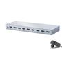 HADRON HDX1430 HDMI Splitter EDID 4K 60 Hz 1 Giriş 8 Çıkış Gri